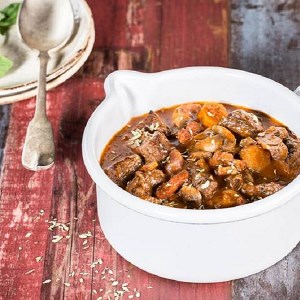 Bœuf bourguignon à l'italienne