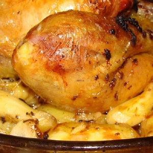 Poulet rôti aux épices